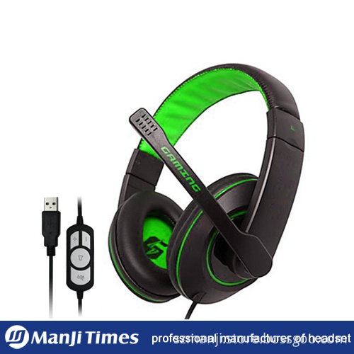 Hot Selling Wired USB Gaming Stereo Headphone